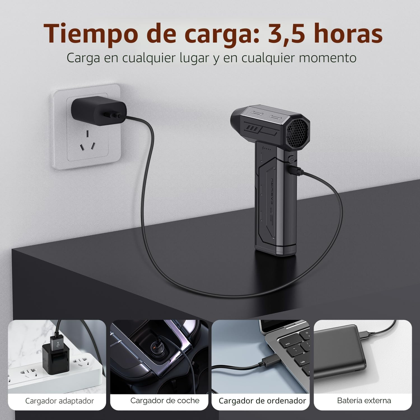 Soplador de Aire Para Eliminar Polvo